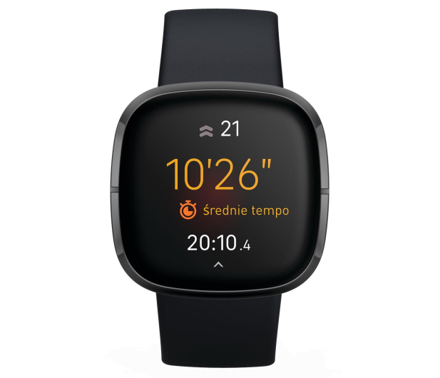FITBIT by Google Sense ,Graphite/Sky Black - 587725 - zdjęcie 2